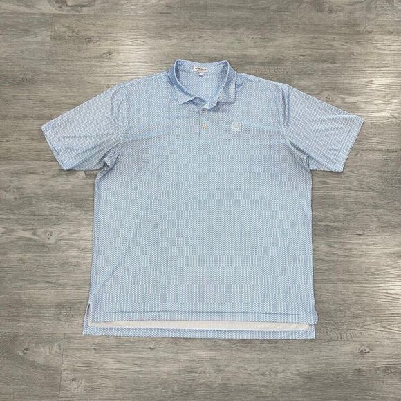 Peter Millar Polo Shirt Mens XXL Summer Comfort Cocktail Performance Golf Casual - Picture 1 of 11